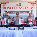 Polres Pasuruan Amankan 5 Tersangka Kasus Tambang Andesit Ilegal di Purwosari