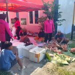Polsek Puger Polres Jember Sembelih 2 Ekor Kambing 1 Sapi Sebagai Hewan Qurban