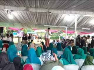Bunga Desaku Kecamatan Mayang Bupati Jember Gus Fawait Minta  Perkenalkan Program Pemerintah Jember kepada Warga