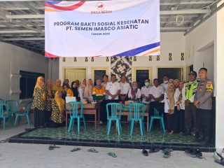 Kerjasama PT Semen Imasco dengan Pemdes dan Puskesmas Lojejer,Gelar Bakti Sosial Kesehatan Gratis